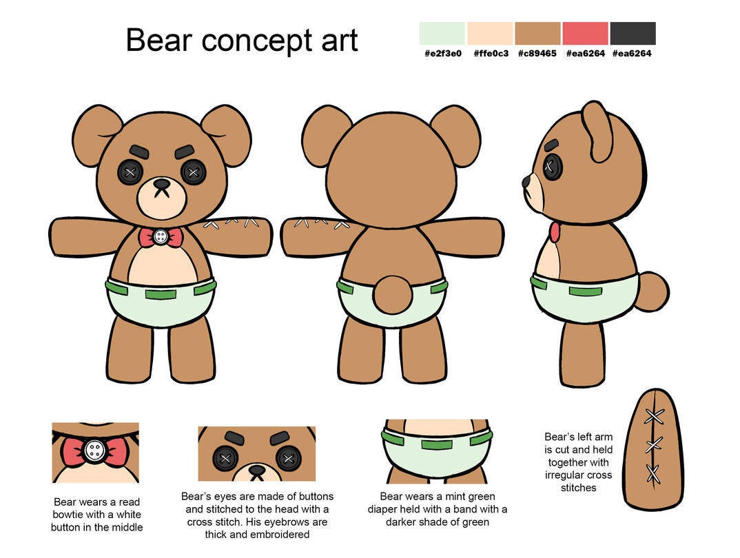 Nightbear Concept Sheet
