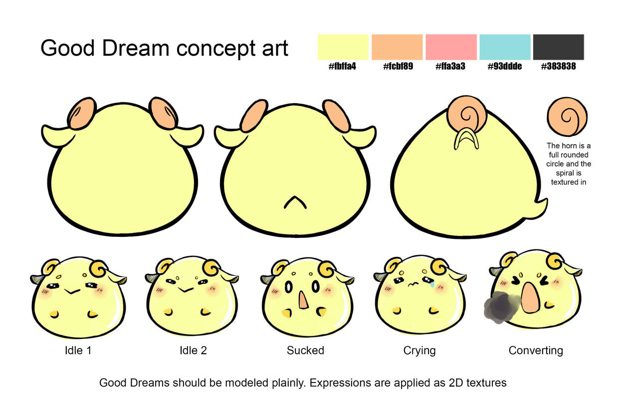 Good dreams Concept Sheet